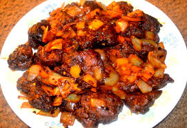 Boneless chicken chilli