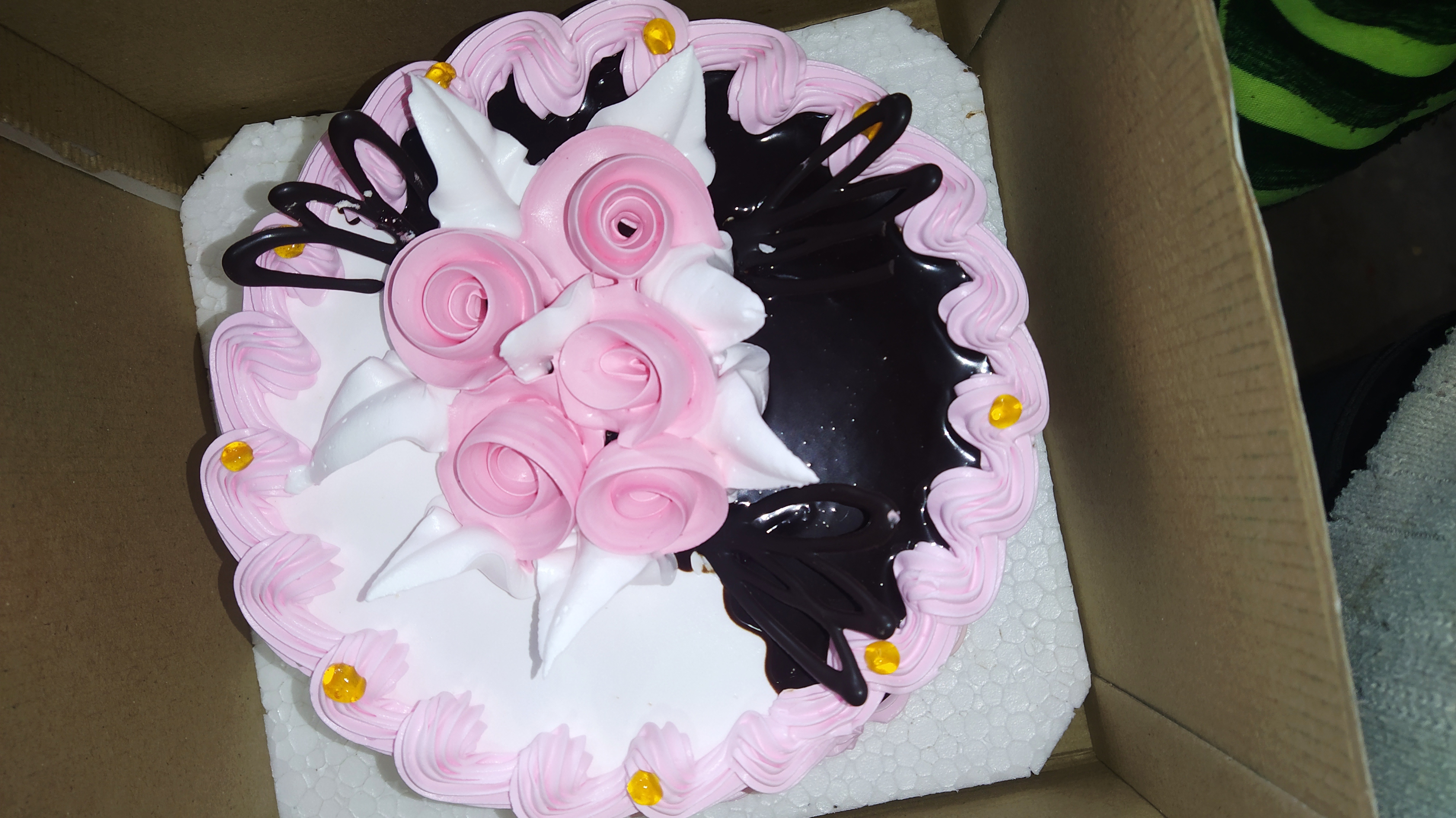 Choco vanilla cake