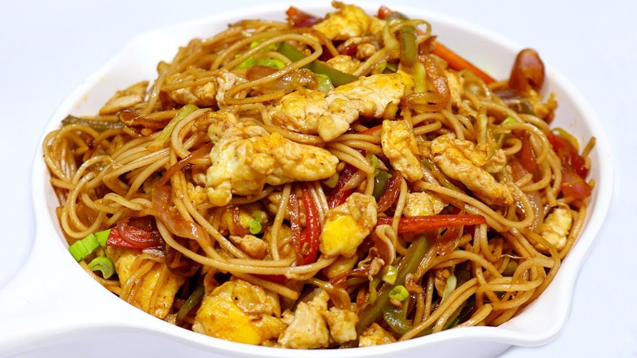 Double egg chowmien