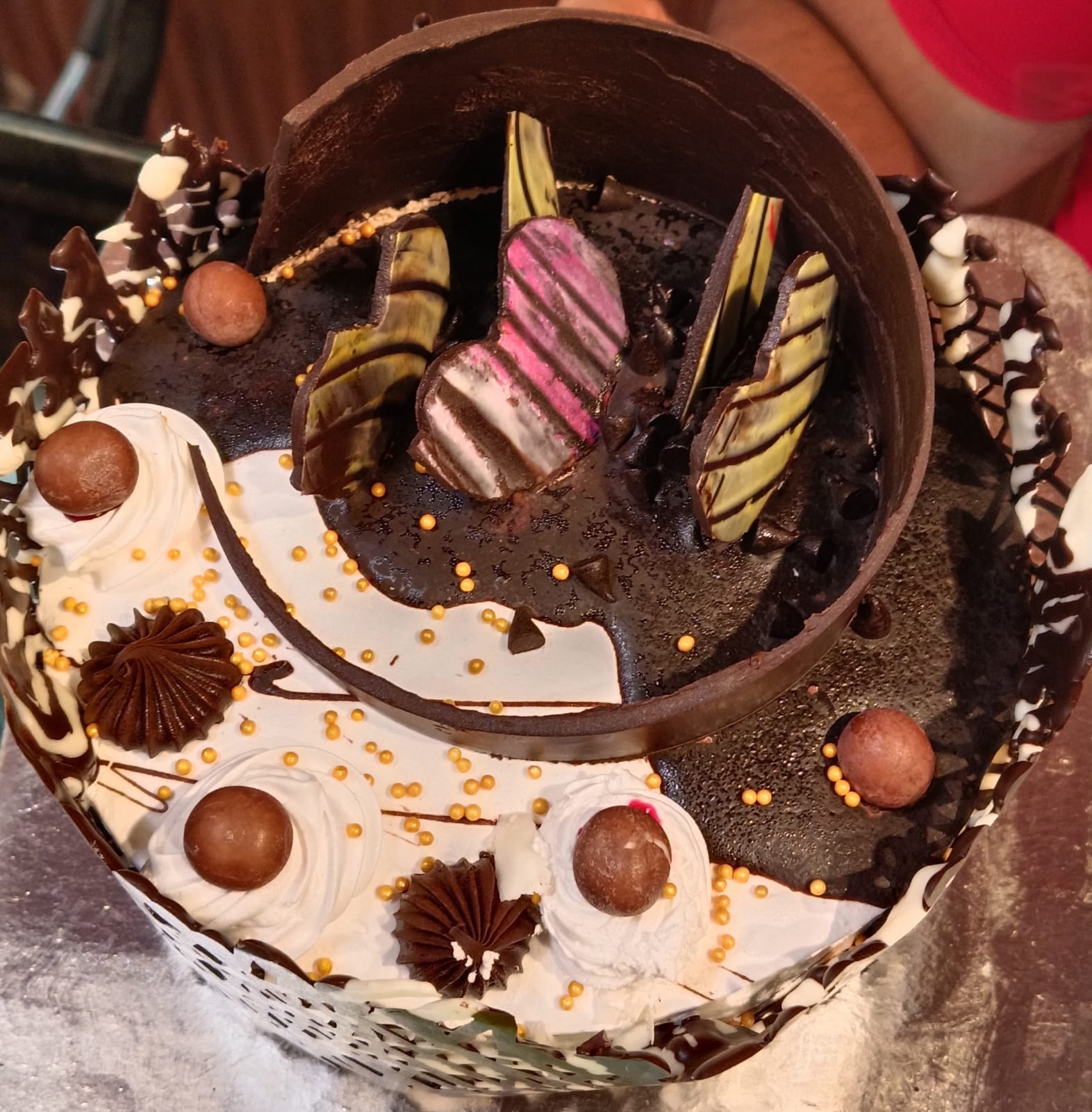 Choco vanilla cake