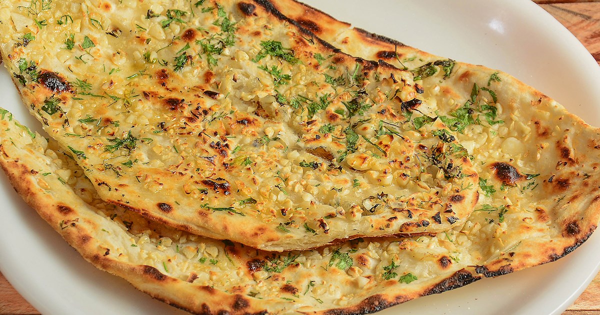 Garlic naan
