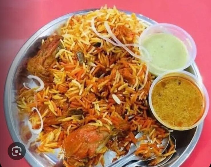 Hydrabadi biryani spicy